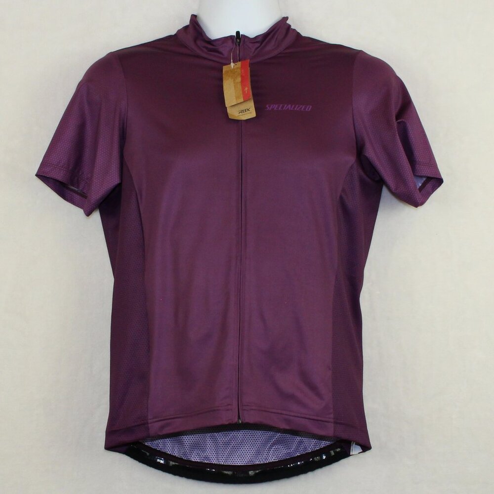 Specialized RBX Purple Short Sleeve Bike Cycling Jersey (Women Large)